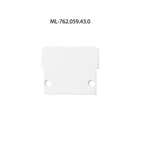 ML-761.059.43.2 Vestavný hliníkový profil AO pro sádrokarton, 79x32mm, včetně mléčného difuzoru, 2m 15