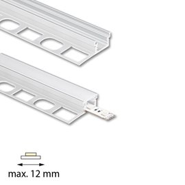 ML-761.063.43.2 Hliníkový profil DA pro obklady a dlažbu 41x13mm, včetně mléčného difuzoru, 2m