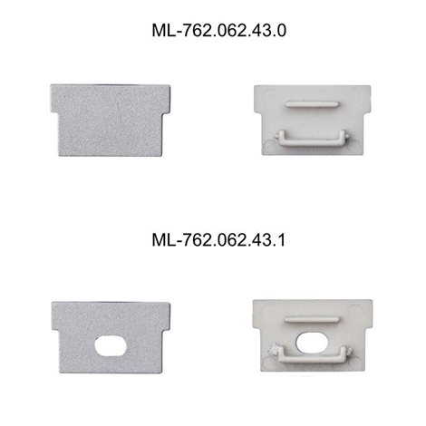 ML-761.063.43.2 Hliníkový profil DA pro obklady a dlažbu 41x13mm, včetně mléčného difuzoru, 2m 3