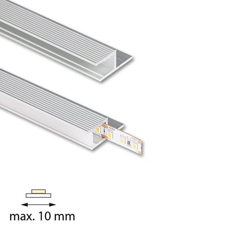 ML-761.064.43.2 Hliníkový profil AQ pro sádrokarton, 33x14mm, včetně mléčného difuzoru, 2m 2