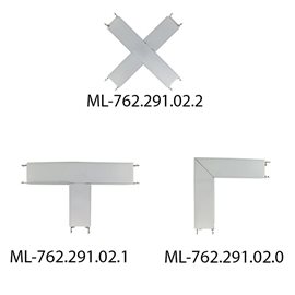 ML-761.091.02.1 Závěsný hliníkový profil ZT, 55x70 mm, včetně matného difuzoru, 1 m