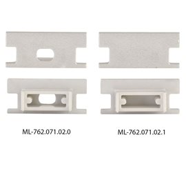 ML-761.171.02.2 Nášlapný hliníkový profil BD, 19x9 mm, bez difuzoru, 2 m