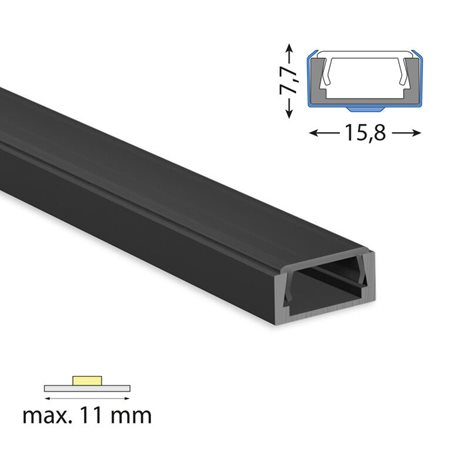 ML-761.223.74.2 Difuzor pro PG2 černý 2m 6