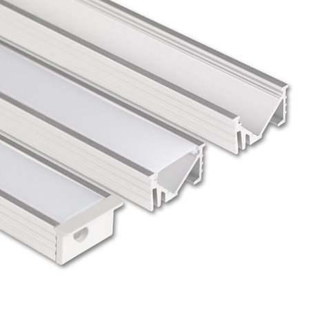 ML-761.306.86.2 Vestavný hliníkový profil VK 21x11mm včetně mléčného difuzoru 2m 5