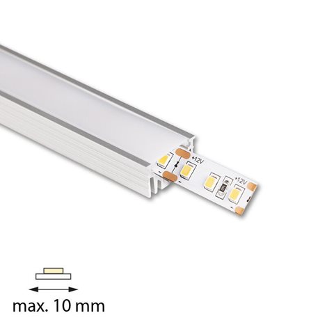 ML-761.306.86.2 Vestavný hliníkový profil VK 21x11mm včetně mléčného difuzoru 2m 9