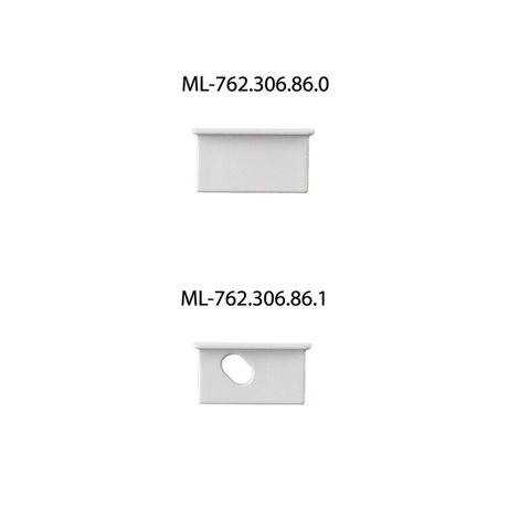 ML-761.306.86.2 Vestavný hliníkový profil VK 21x11mm včetně mléčného difuzoru 2m 2
