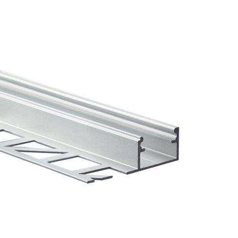 ML-761.333.05.3 Hliníkový profil pro obklady a dlažbu DH 37x11 mm včetně mléčného difuzoru 3 m 5