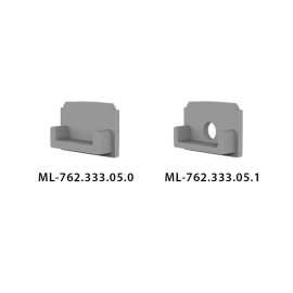 ML-761.333.05.3 Hliníkový profil pro obklady a dlažbu DH 37x11 mm včetně mléčného difuzoru 3 m