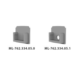 ML-761.334.05.2 Hliníkový profil pro sádrokartony AA 77x15 mm včetně mléčného difuzoru 2 m