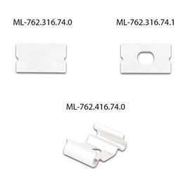 ML-761.416.74.2 Přisazený hliníkový profil PM 7x11mm bez difuzoru bílý 2m