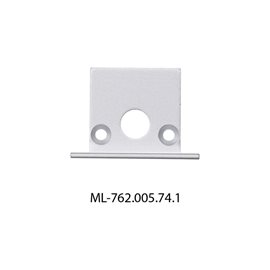 ML-762.005.74.1 Koncovka pro VF s otvorem, stříbrná barva, 1ks