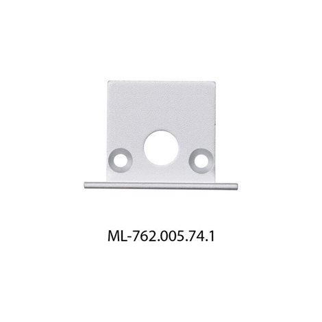 ML-762.005.74.1 Koncovka pro VF s otvorem, stříbrná barva, 1ks