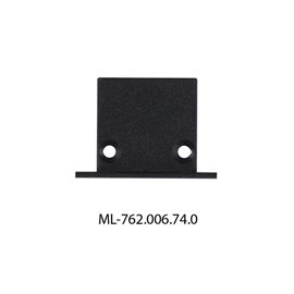 ML-762.006.74.0 Koncovka pro VF bez otvoru, černá barva, 1ks