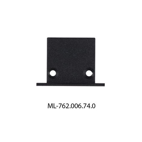 ML-762.006.74.0 Koncovka pro VF bez otvoru, černá barva, 1ks