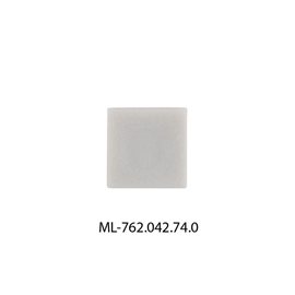ML-762.042.74.0 Koncovka pro PAA bez otvoru, stříbrná barva, 1ks