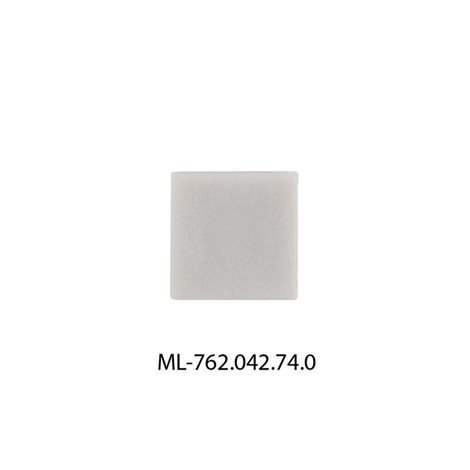 ML-762.042.74.0 Koncovka pro PAA bez otvoru, stříbrná barva, 1ks