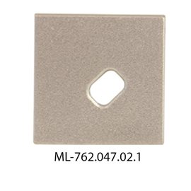 ML-762.047.02.1 Koncovka pro RD s otvorem, stříbrná barva, 1 ks