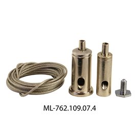ML-762.109.07.4 Sada k zavěšení pro ZN, ZR, ZQ (1x koncovka, 1x úchyt, 1x lanko 2 m)