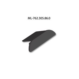 ML-762.305.86.0 Koncovka pro PXA bez otvoru, černá barva, 1ks