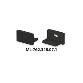 ML-762.348.07.1 Koncovka pro PDA s otvorem černá