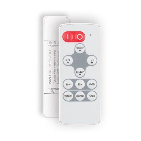 ML-910.525.14.1 Sada RF Nano pro dual white LED pásky, 1 zóna, ovladač + přijímač, max. 10A, bílý 8