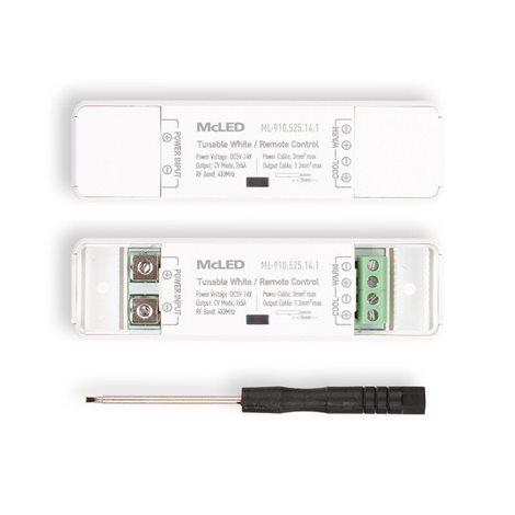 ML-910.525.14.1 Sada RF Nano pro dual white LED pásky, 1 zóna, ovladač + přijímač, max. 10A, bílý 2