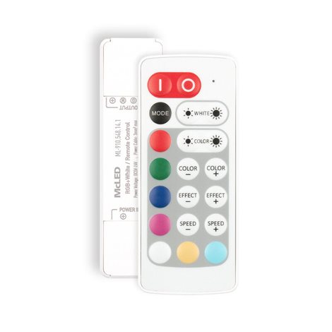 ML-910.548.14.1 Sada RF Nano pro RGBW LED pásky, 1 zóna, ovladač + přijímač, max. 11,5A, bílý, IP20 5