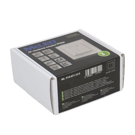 ML-910.631.22.0 RF nástěnný ovladač - RGB, RGBW, 1 zóna 3