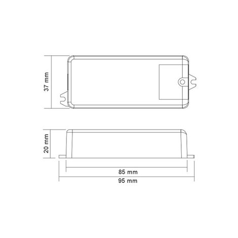 ML-917.002.22.0 ZigBee přijímač - řízení jasu, 1 kanál, max. 8A, 12-36V 3