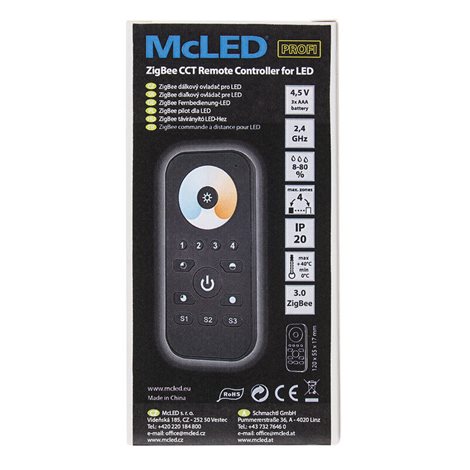 ML-917.521.22.0 ZigBee ovladač - CCT, 4 zóny 4