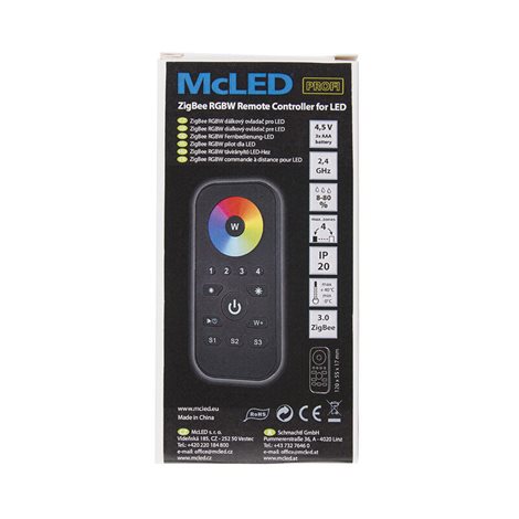 ML-917.542.22.0 ZigBee ovladač - RGBW, 4 zóny 2