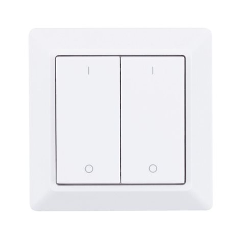 ML-917.603.22.0 ZigBee nástěnný ovladač - řízení jasu, 2 zóny 1