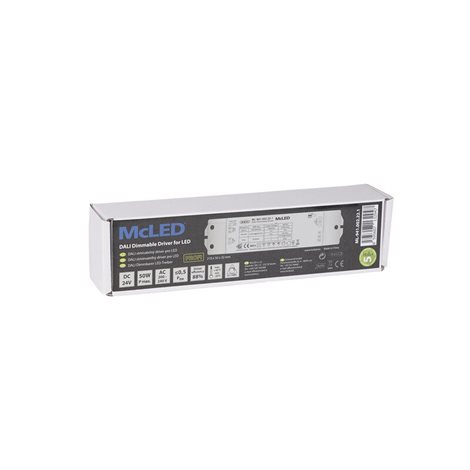 ML-941.002.22.1 Napájecí zdroj 50W, DC24V/2,08A, IP20, řízení DALI a tlačítko 3