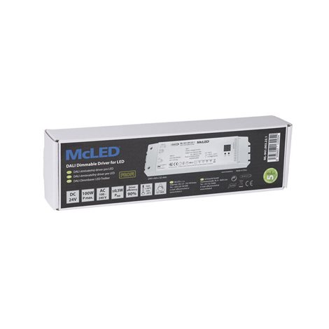 ML-941.003.22.1 Napájecí zdroj 100W, DC24V/4,16A, IP20, řízení DALI a tlačítko 2