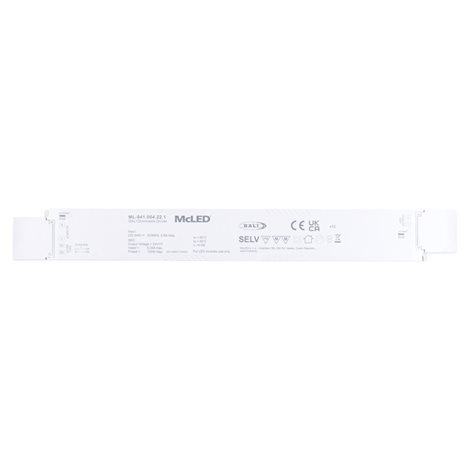 ML-941.004.22.1 Napájecí zdroj 150W, DC24V/6,25A, IP20, řízení DALI a tlačítko 1