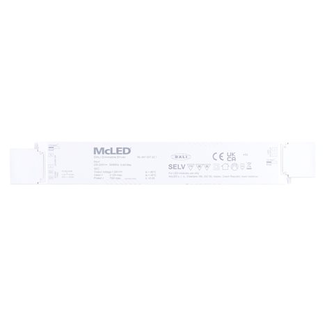 ML-941.007.22.1 Napájecí zdroj 75W, DC24V/3,125A, IP20, řízení DALI a tlačítko 1