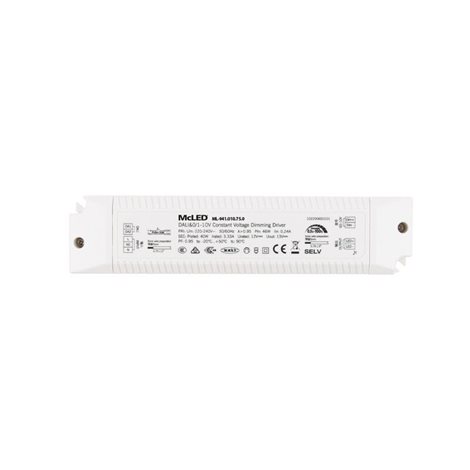 ML-941.010.75.0 Napájecí zdroj 40W, DC12V/3,35A, IP20, řízení DALI, 0/1-10V a tlačítko 4