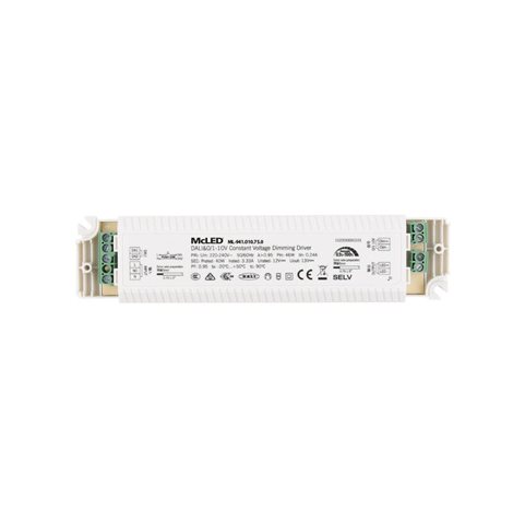 ML-941.010.75.0 Napájecí zdroj 40W, DC12V/3,35A, IP20, řízení DALI, 0/1-10V a tlačítko 7