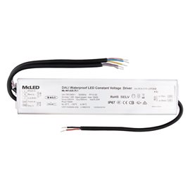 ML-941.023.75.1 Napájecí zdroj 150W, DC24V/6,25A, IP67, řízení DALI a tlačítko