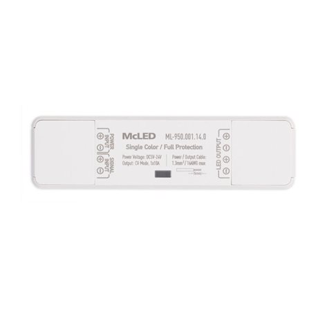 ML-950.001.14.0 Zesilovač signálu Nano pro jednobarevné LED pásky, 1x 10A, 5-24VDC, IP20 3