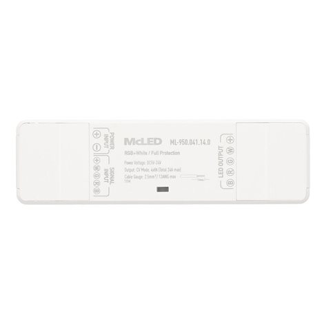 ML-950.041.14.0 Zesilovač signálu Nano pro RGBW LED pásky, 4x 8A, max. 24A, 5-24VDC, IP20 4