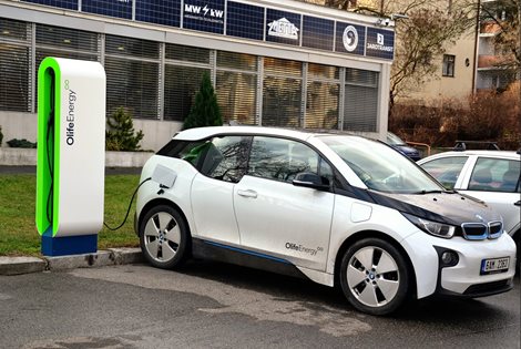OLF Stojanová dobíjecí stanice AC 2x22kW CLOUD - 2x kabel, RFID, automód, OCPP, služby 2
