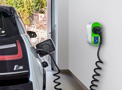 OLF WallBox - BASE AC 22kW, Kroucený kabel, RFID, automód 3