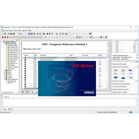 CX-DRIVE 2.9 CX-Drive konfigurační software pro měniče a serva, pro Windows 32/64 bit CD-R