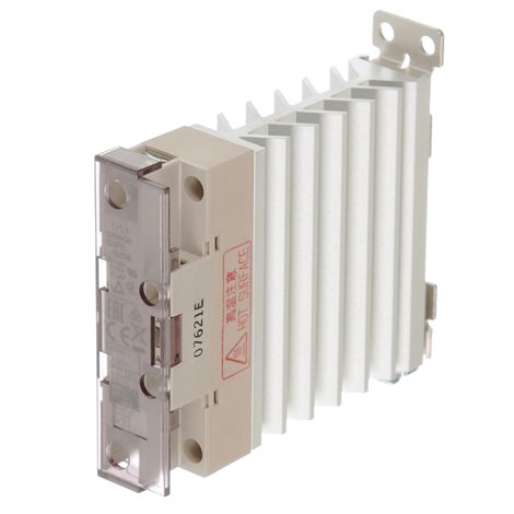 G3PE-525B DC12-24 polovodičové relé, 1-pólový, montáž na DIN lištu, 25 A, 528 VAC max