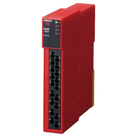 G9SE-401 DC24 Jednotka bezpečnostního relé, 24 v DC, 4 bezpečnostní výstupy max. 5 A, pomocný výstup