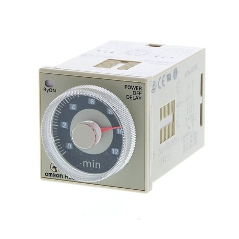 H3CR-H8L 24VAC/DC M analogový časovač, do patice, OFF-delay, po rozepnutí napájení, 8 pinů