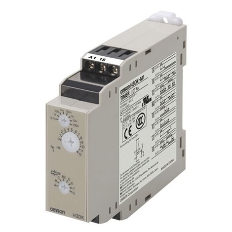 H3DK-M1 24-240VAC/DC Časovač, montáž na DIN lištu, 22.5mm, multifunkční, 0,1s-1200h, SPDT, 5 A