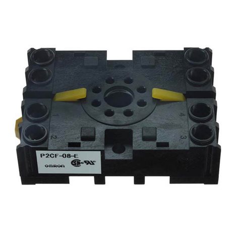 P2CF-08-E patice, montáž na DIN lištu/desku, 8-pin, šroubové svorkovnice