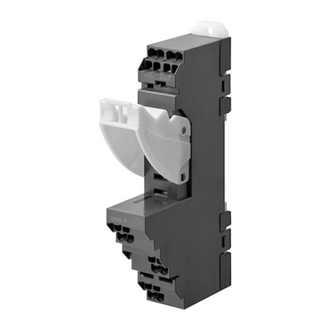 P2RF-05-PU patice, montáž na DIN lištu/desku, 15.5mm, 5-pin, bezšroubová svorkovnice